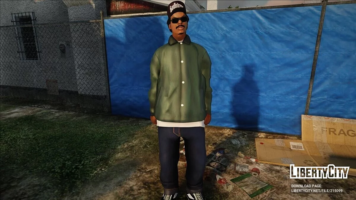 HD скин Райдера из The Definitive Edition / GTA San Andreas