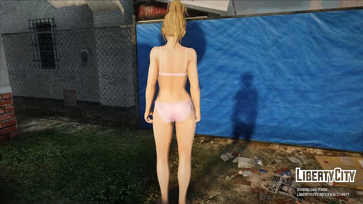 Юкино из DOAXVV в нижнем белье / GTA San Andreas