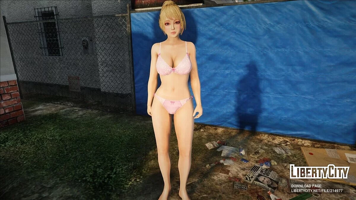 Юкино из DOAXVV в нижнем белье / GTA San Andreas