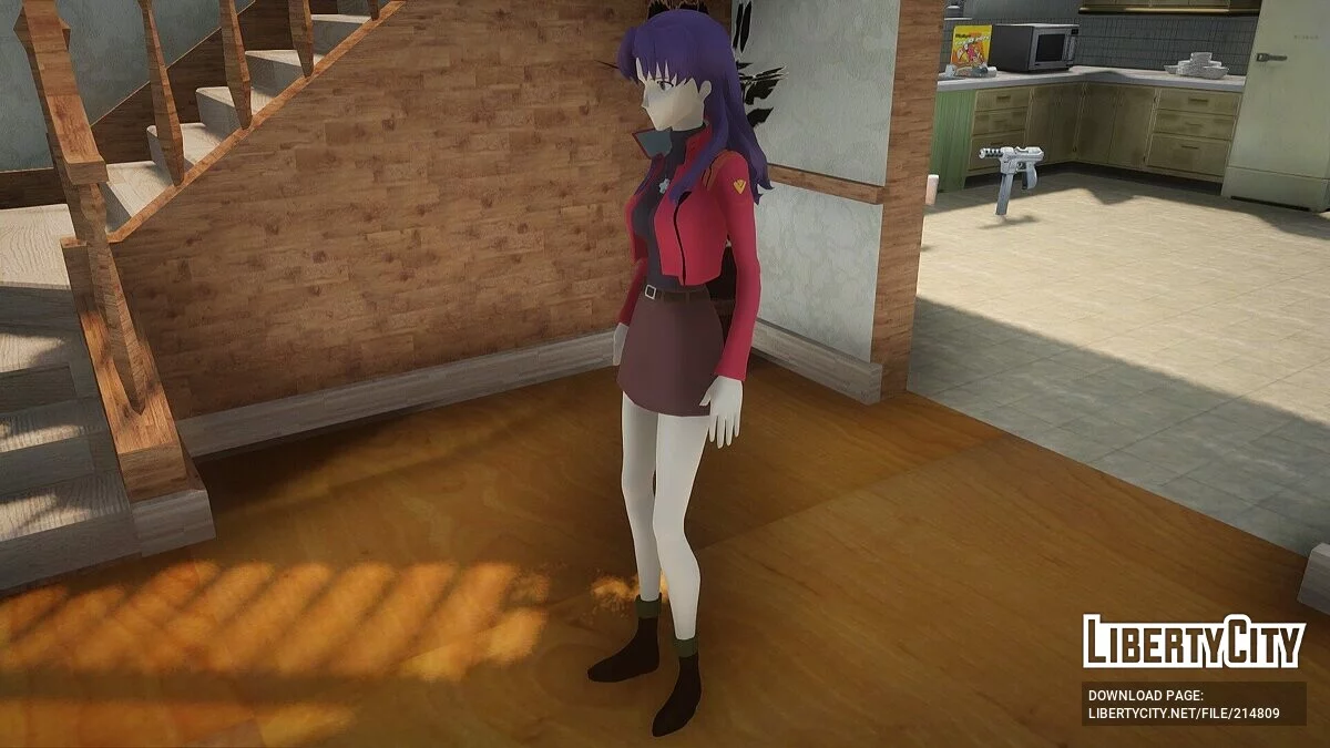 Мисато Кацураги из Evangelion / GTA San Andreas