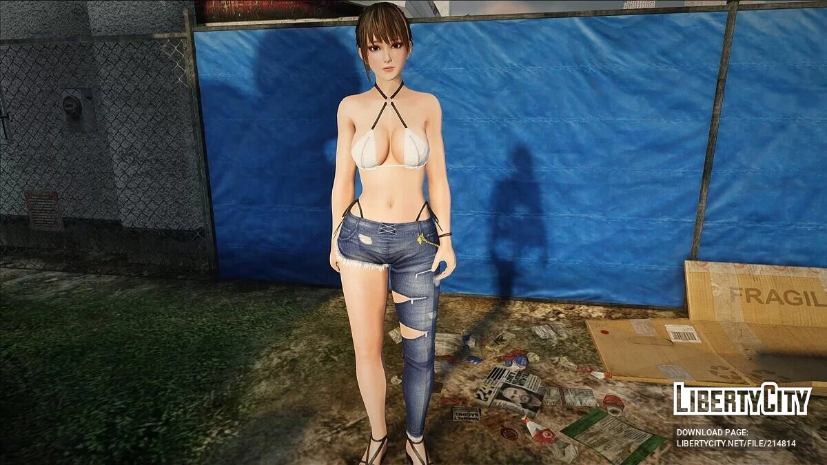 Нанами из DOAXVV в сексуальном наряде / GTA San Andreas