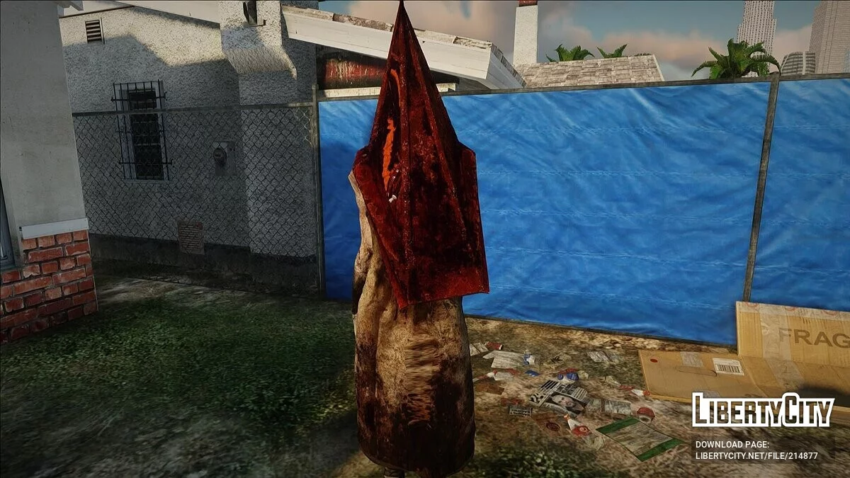 Пирамидоголовый из Silent Hill 2 Remake / GTA San Andreas