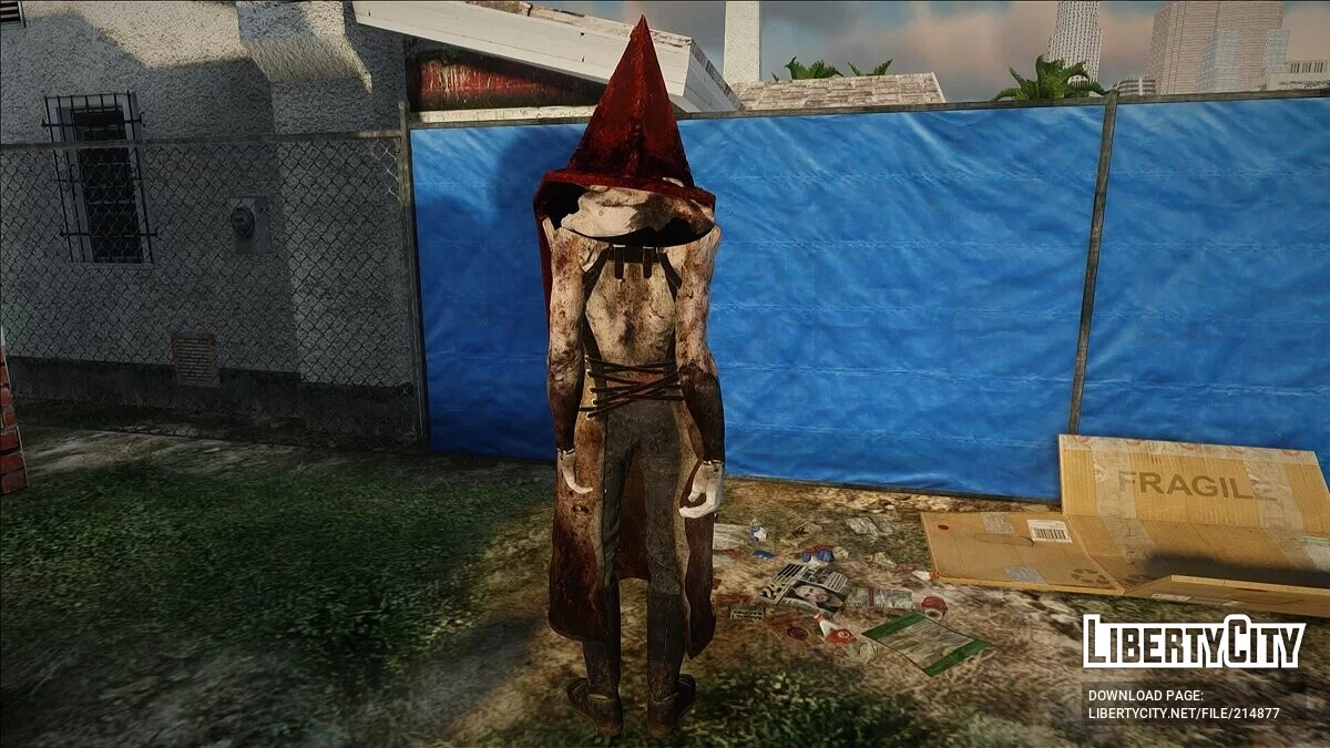 Пирамидоголовый из Silent Hill 2 Remake / GTA San Andreas