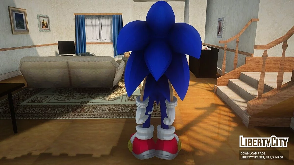 Sonic из Sonic Dream Team / GTA San Andreas