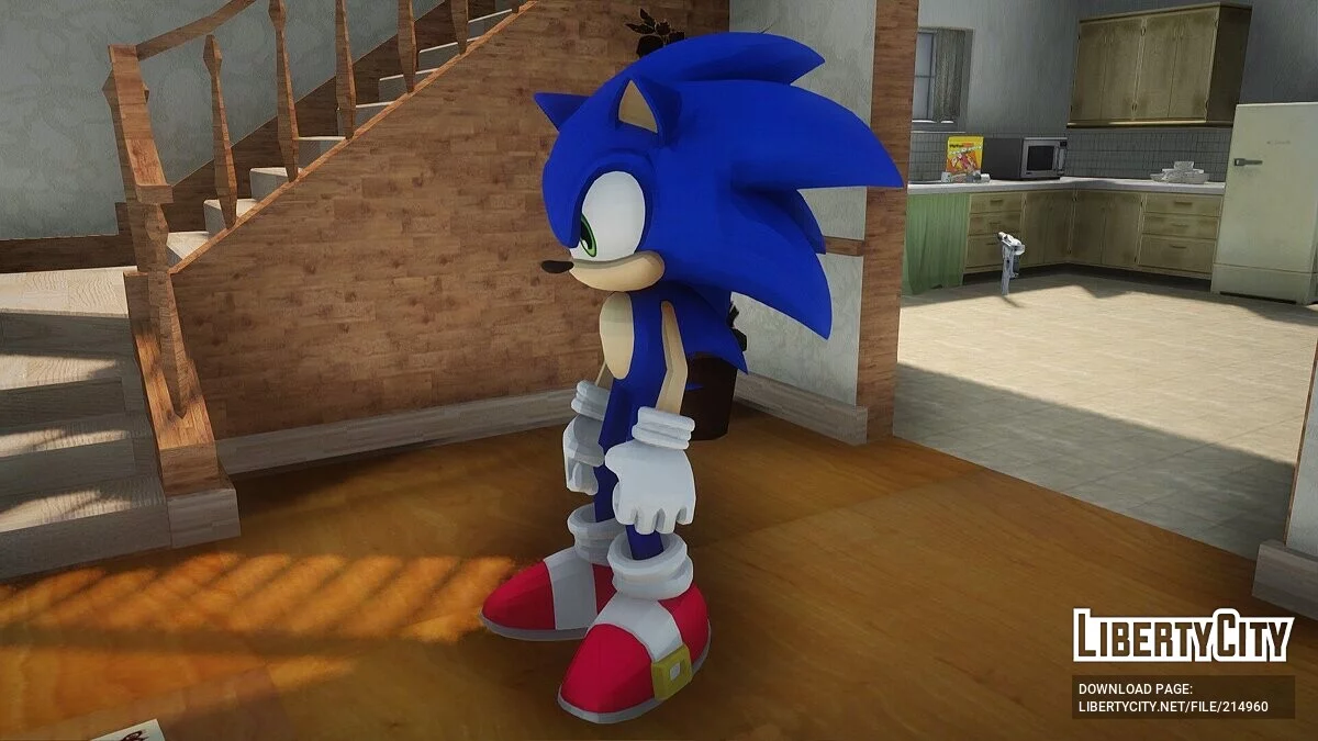 Sonic из Sonic Dream Team / GTA San Andreas