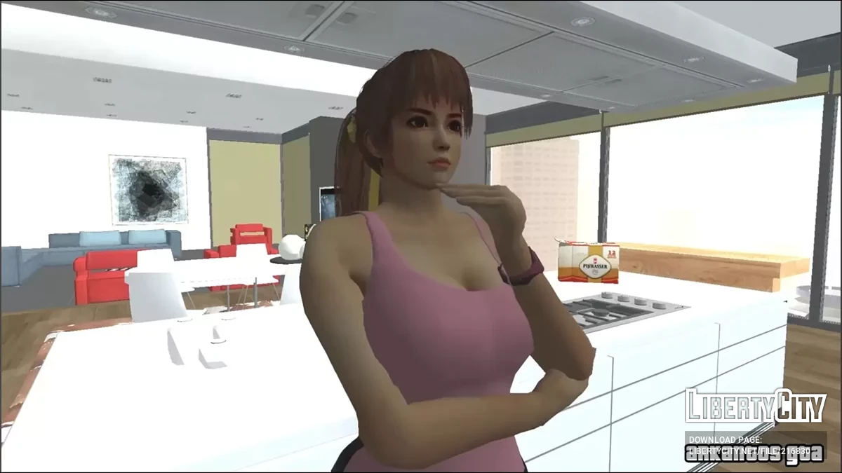 Касуми в спортивном костюме Dead or Alive Xtreme Venus Vacation (DOAXVV) / GTA San Andreas