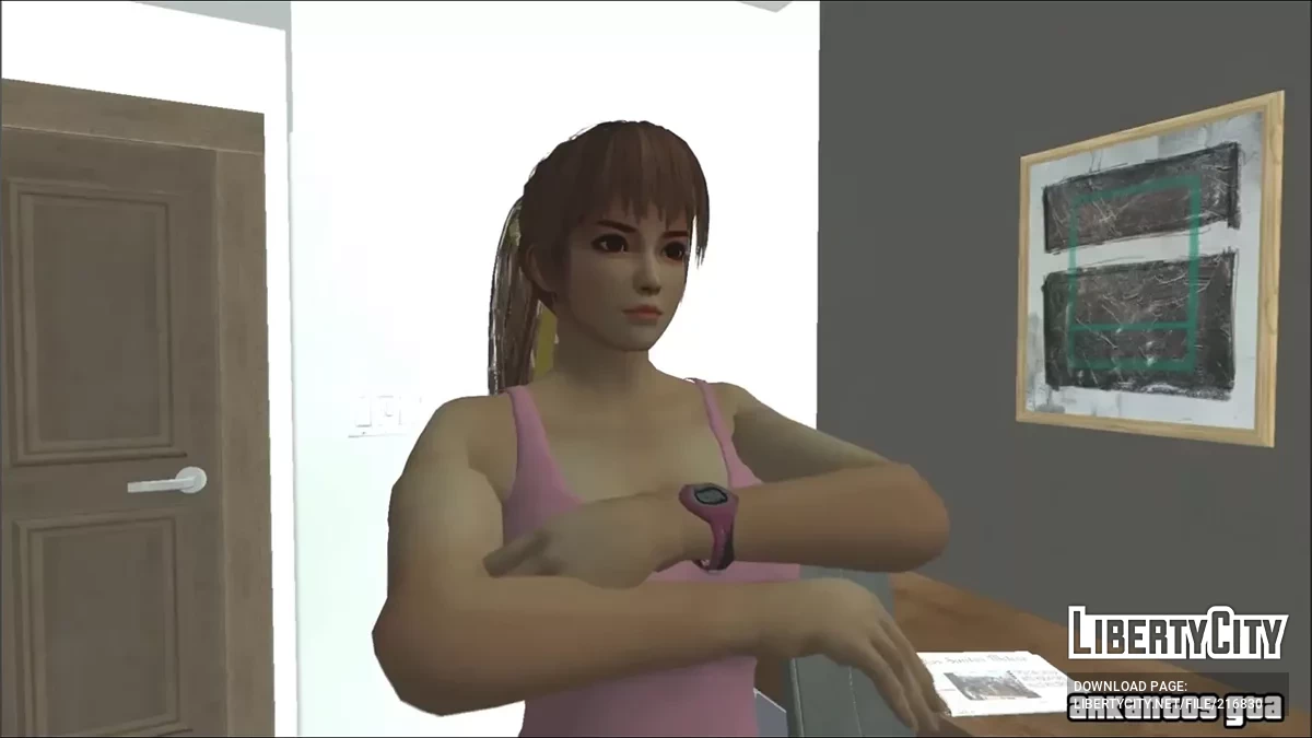 Касуми в спортивном костюме Dead or Alive Xtreme Venus Vacation (DOAXVV) / GTA San Andreas