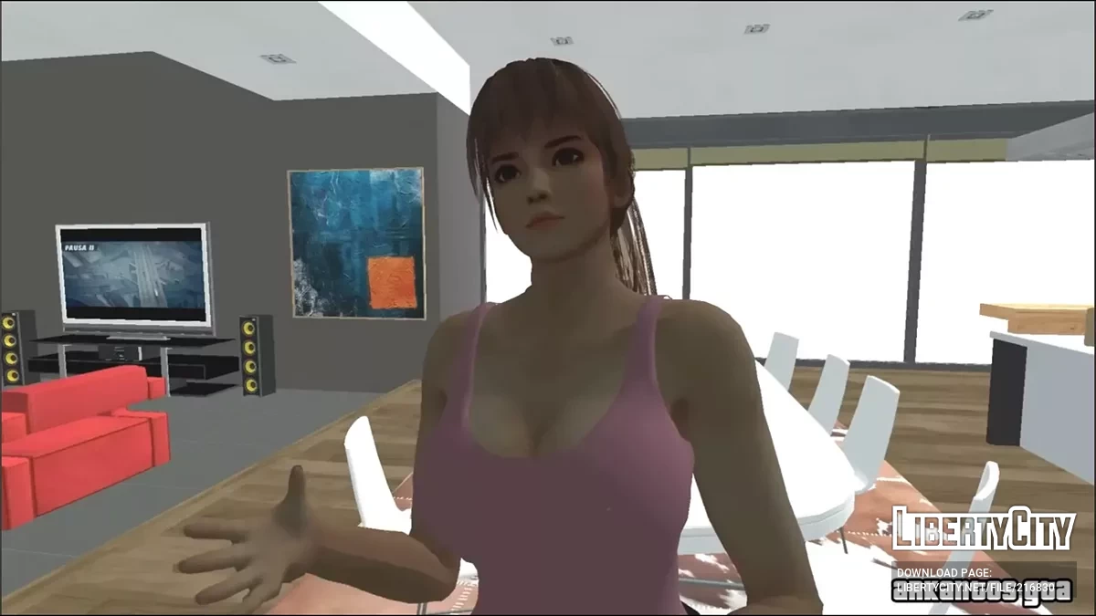 Касуми в спортивном костюме Dead or Alive Xtreme Venus Vacation (DOAXVV) / GTA San Andreas