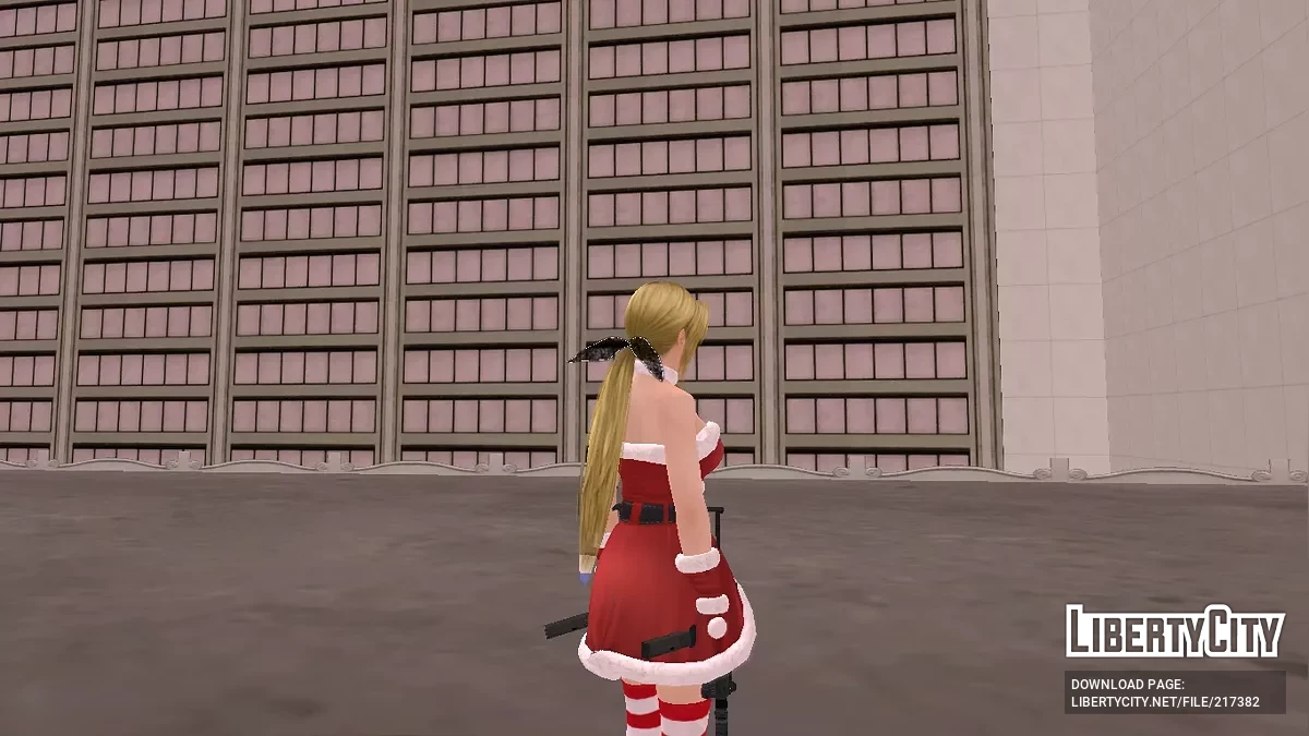 Хелена Дуглас из Dead Or Alive в новогоднем костюме / GTA San Andreas