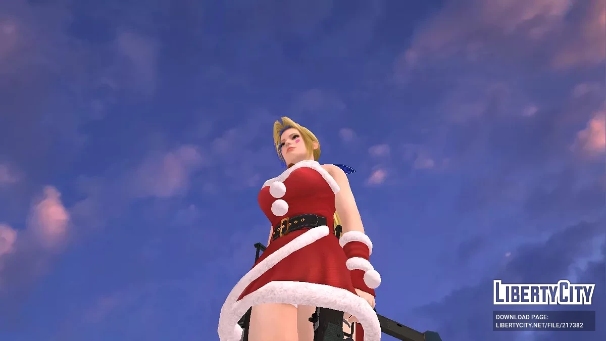 Хелена Дуглас из Dead Or Alive в новогоднем костюме / GTA San Andreas