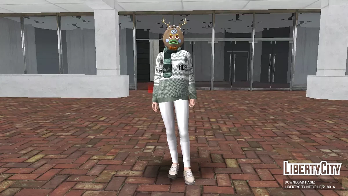 Хитоми в рождественском наряде (DOAXVV) / GTA San Andreas