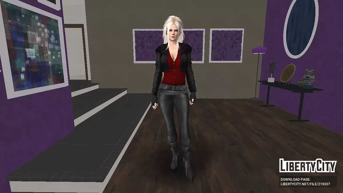 Кристи в костюме агента / GTA San Andreas