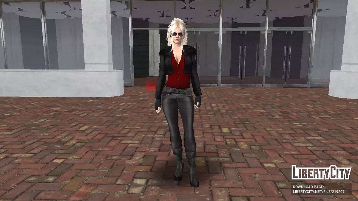 Кристи в костюме агента / GTA San Andreas