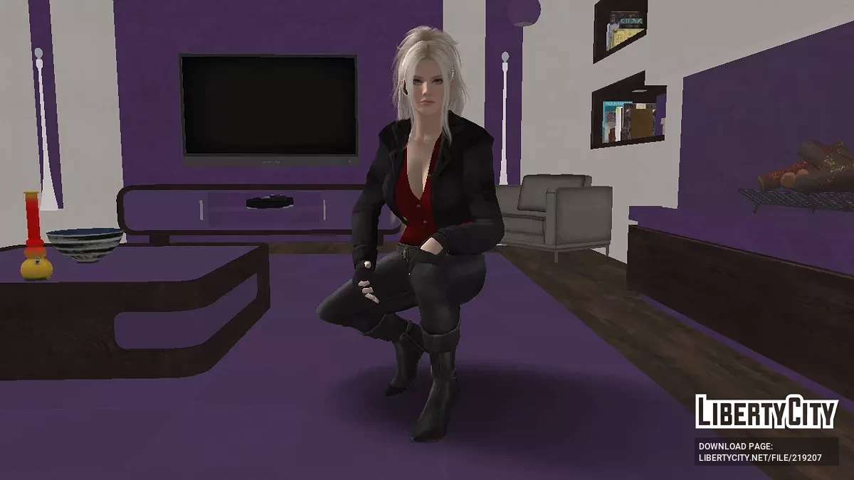Кристи в костюме агента / GTA San Andreas