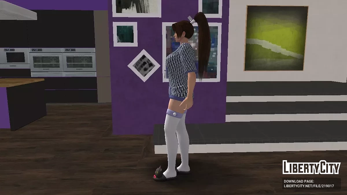 Май Ширануи в откровенном наряде / GTA San Andreas