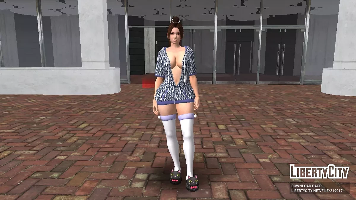 Май Ширануи в откровенном наряде / GTA San Andreas