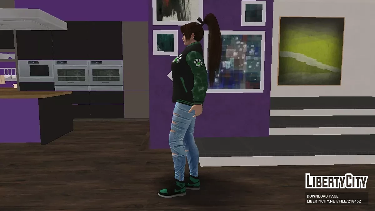 Май Ширануи в костюме бренда PL / GTA San Andreas