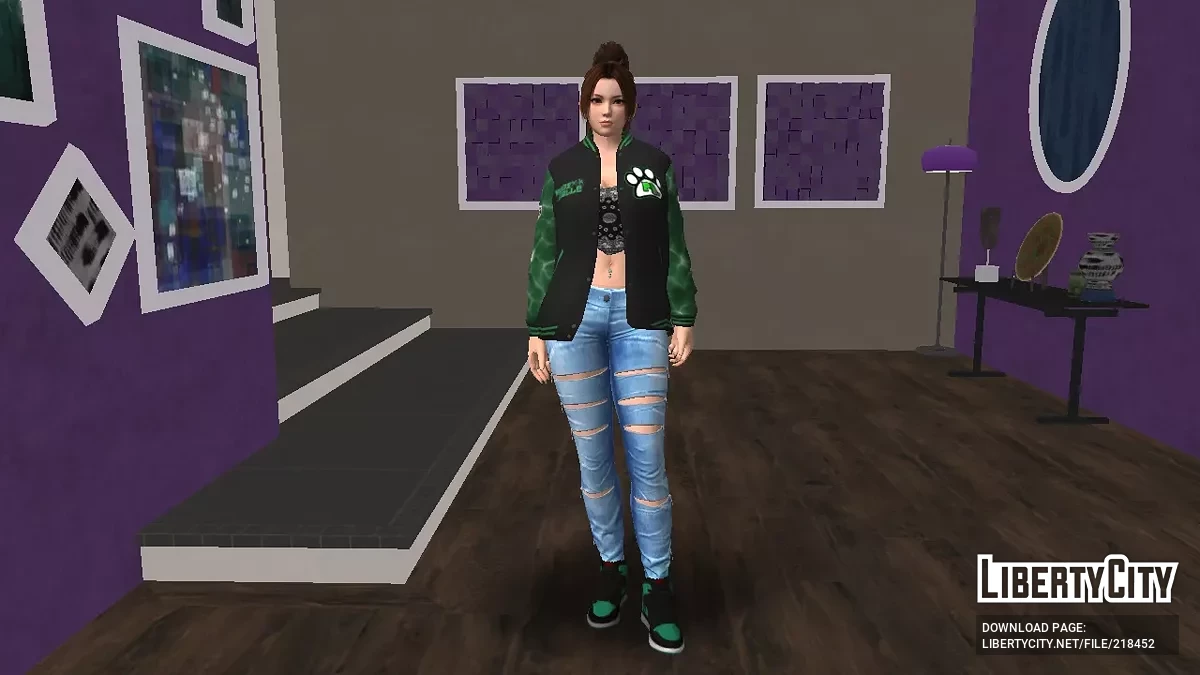 Май Ширануи в костюме бренда PL / GTA San Andreas