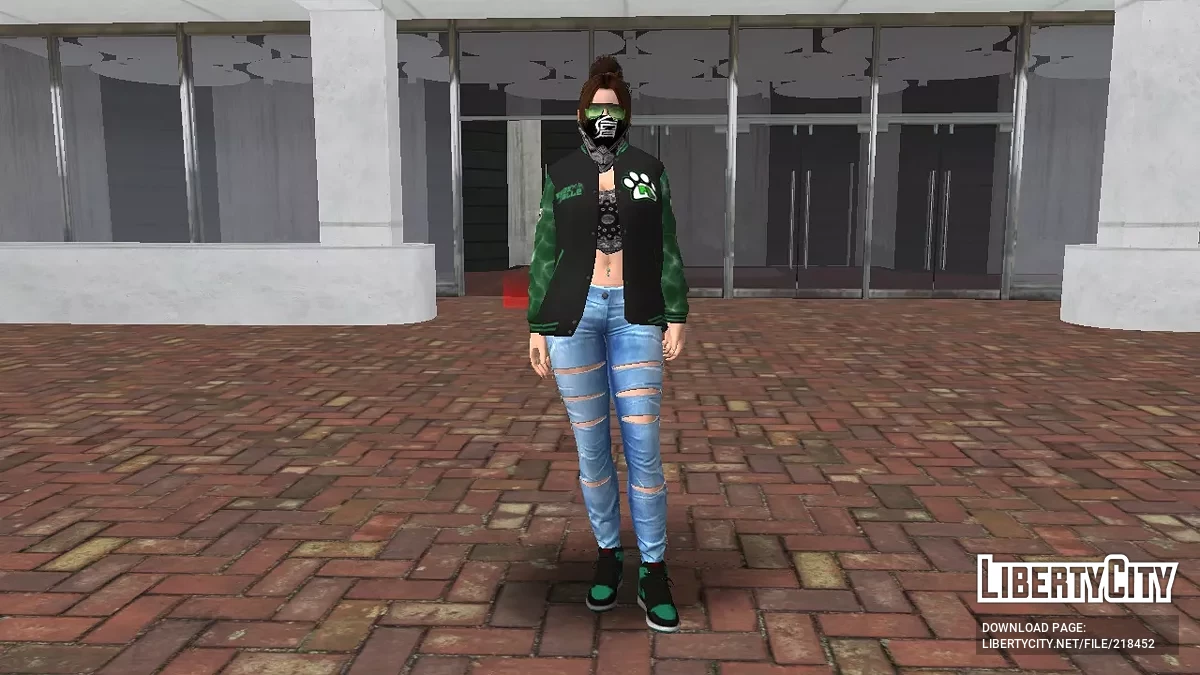 Май Ширануи в костюме бренда PL / GTA San Andreas