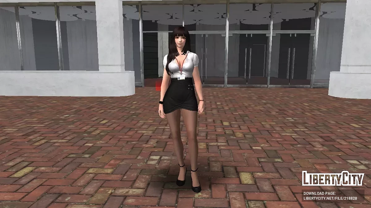 Наотора Ли из DOA в костюме секретарши / GTA San Andreas