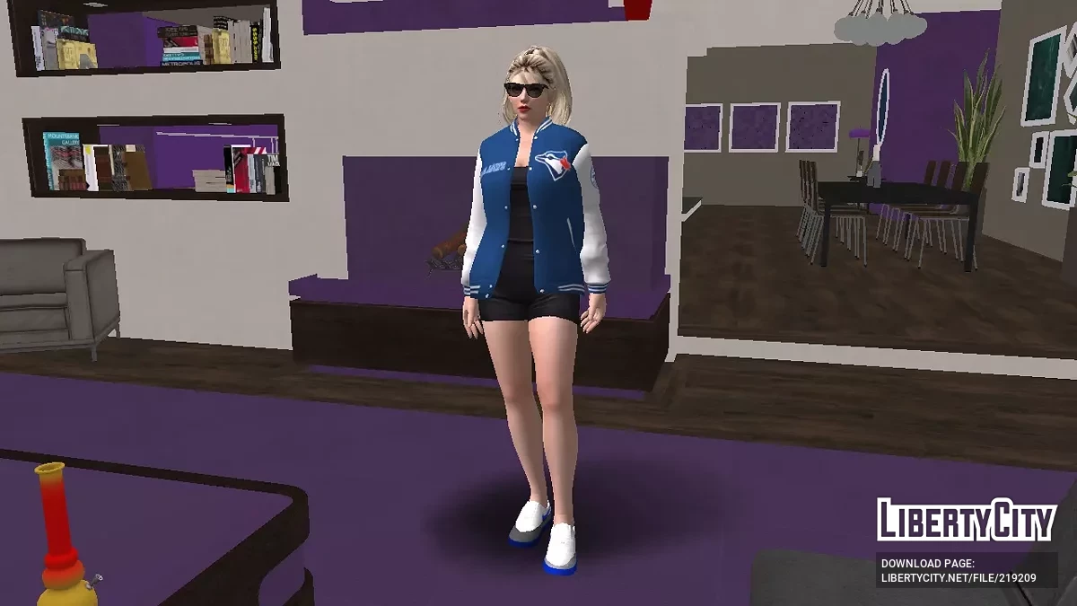 Рэйчел в спортивной униформе / GTA San Andreas