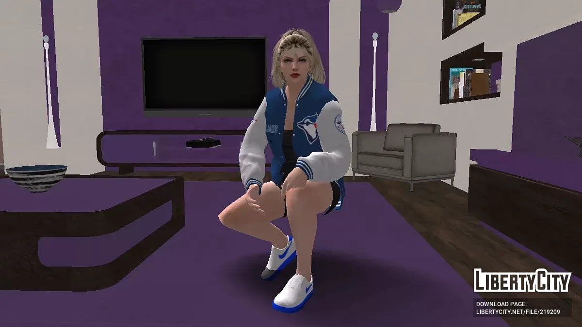 Рэйчел в спортивной униформе / GTA San Andreas