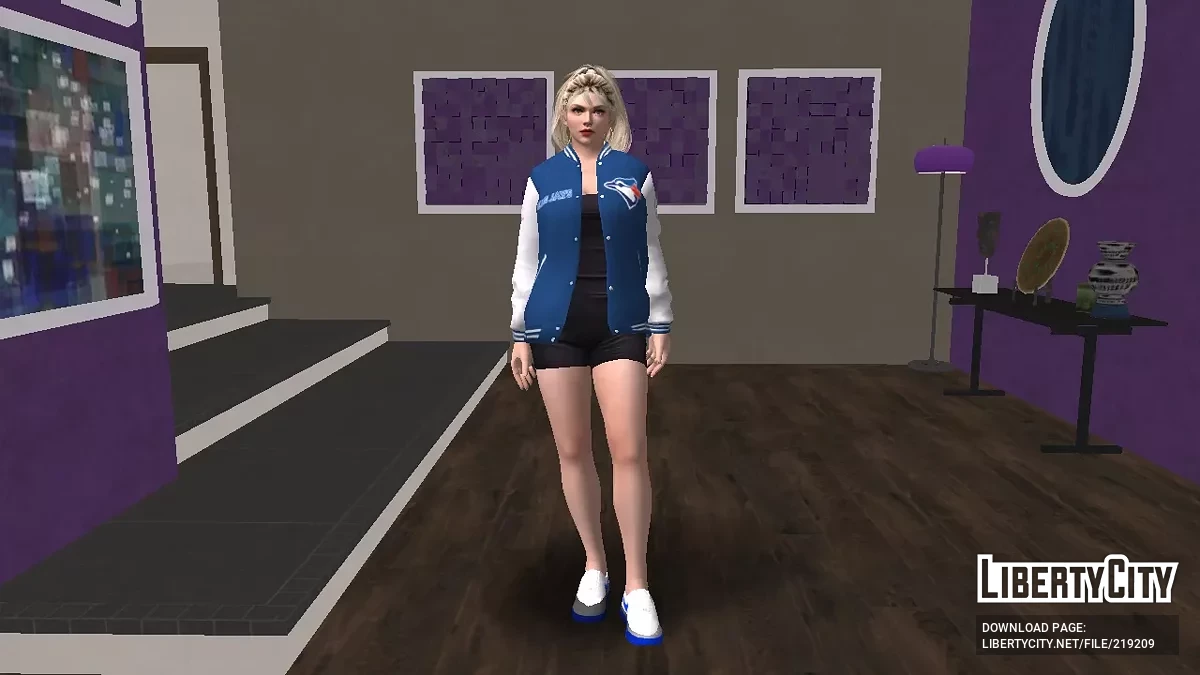 Рэйчел в спортивной униформе / GTA San Andreas