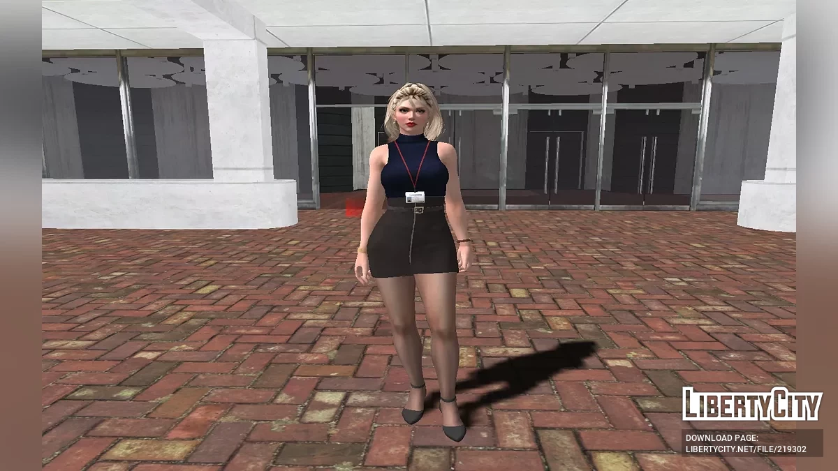 Рейчел в офисной одежде / GTA San Andreas