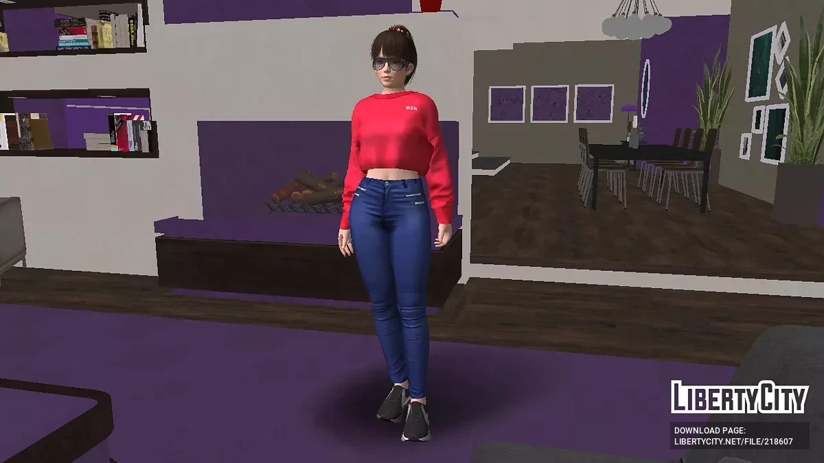 Лейфанг в повседневной одежде / GTA San Andreas