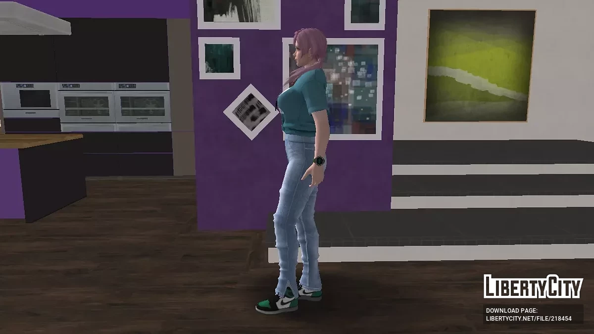 Алиса в костюме от Adidas / GTA San Andreas