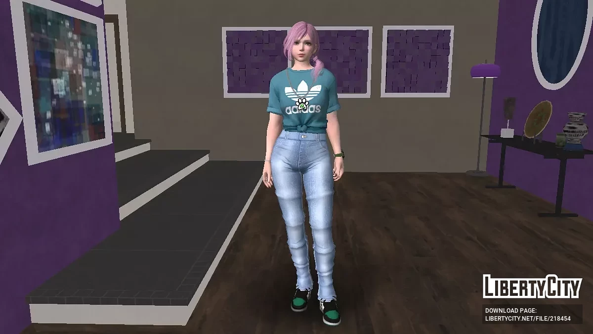 Алиса в костюме от Adidas / GTA San Andreas