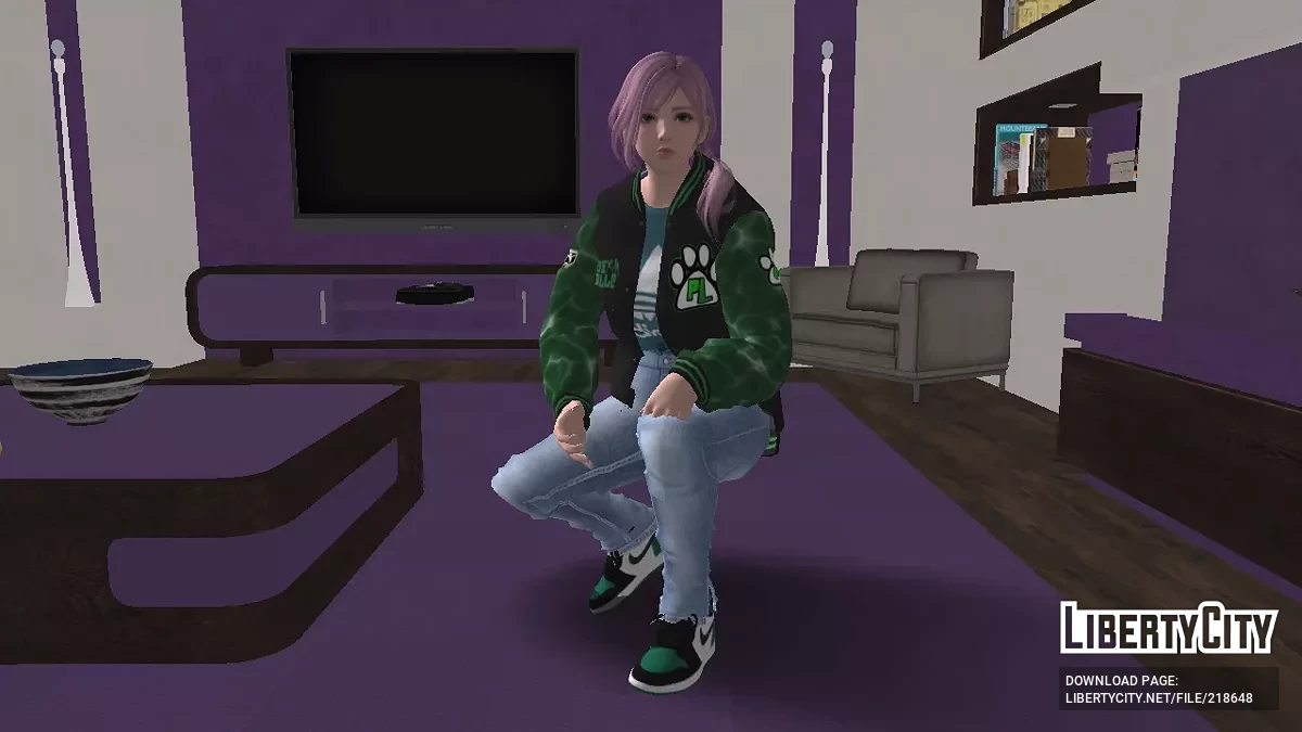 Элиза в костюме бренда PL / GTA San Andreas