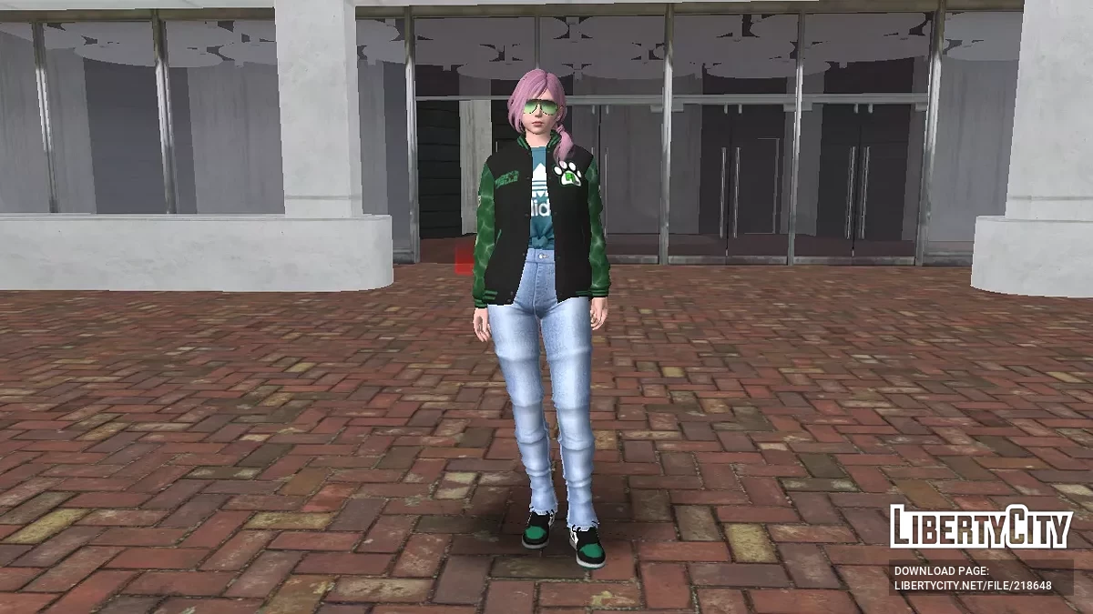 Элиза в костюме бренда PL / GTA San Andreas