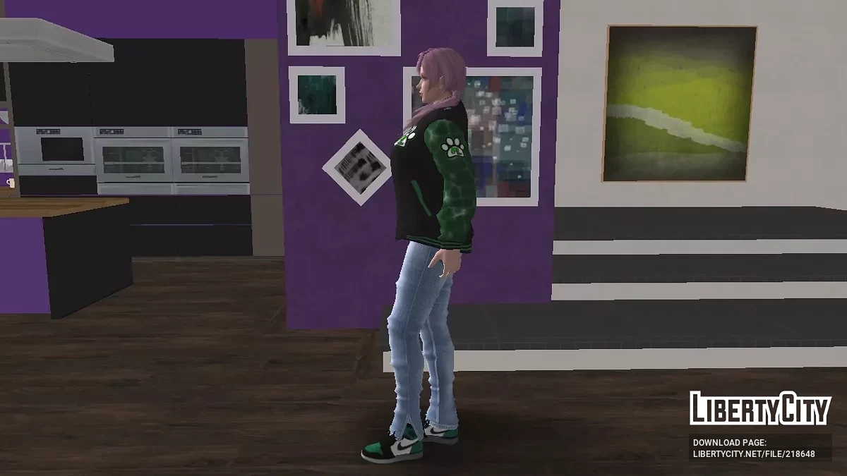 Элиза в костюме бренда PL / GTA San Andreas