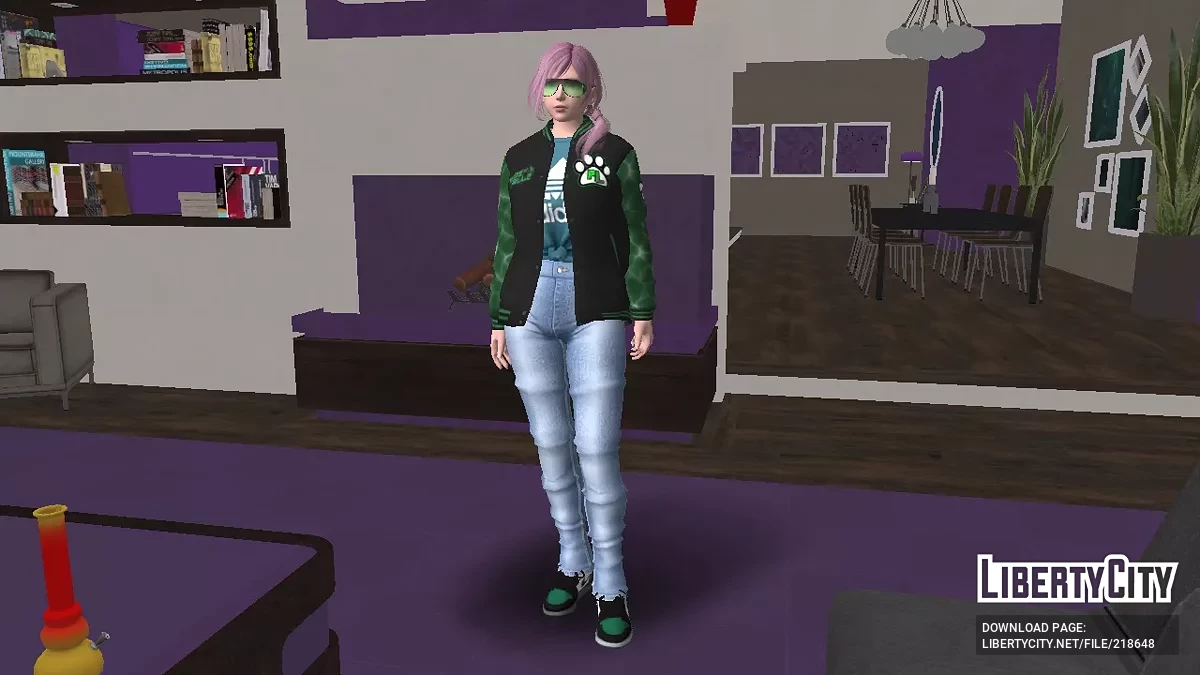 Элиза в костюме бренда PL / GTA San Andreas