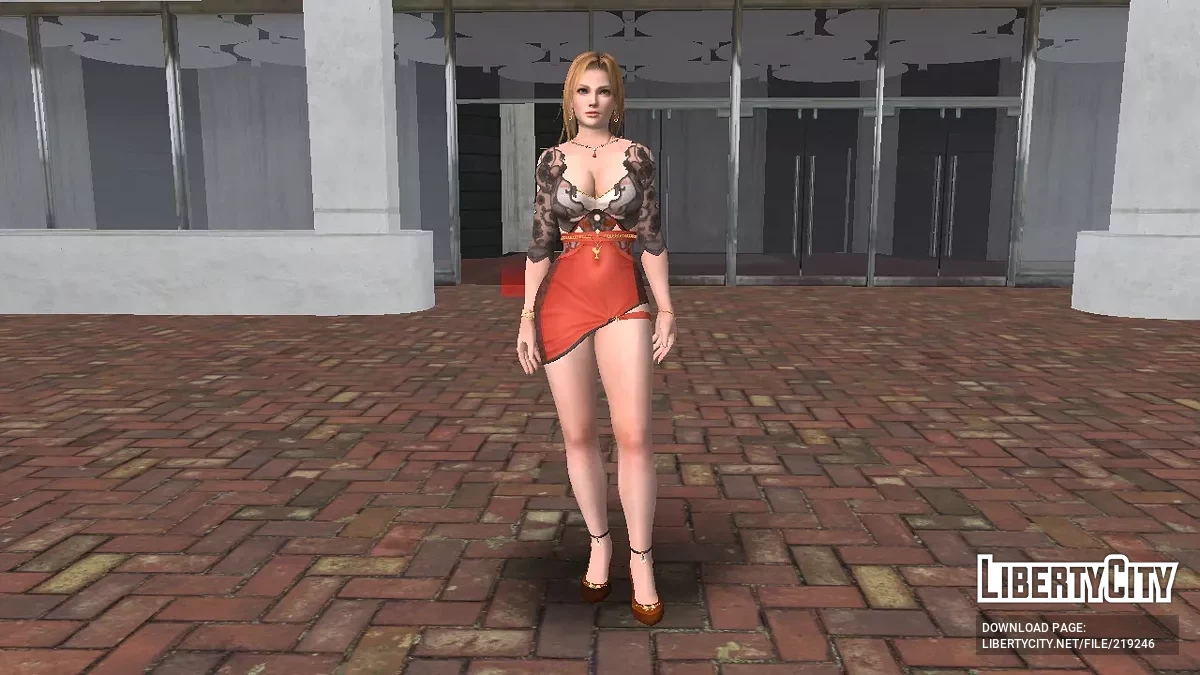 Тина Армстронг в уникальном костюме / GTA San Andreas
