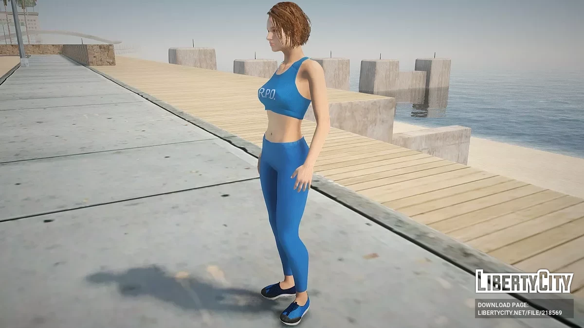 Джилл Валентайн Спорт / GTA San Andreas