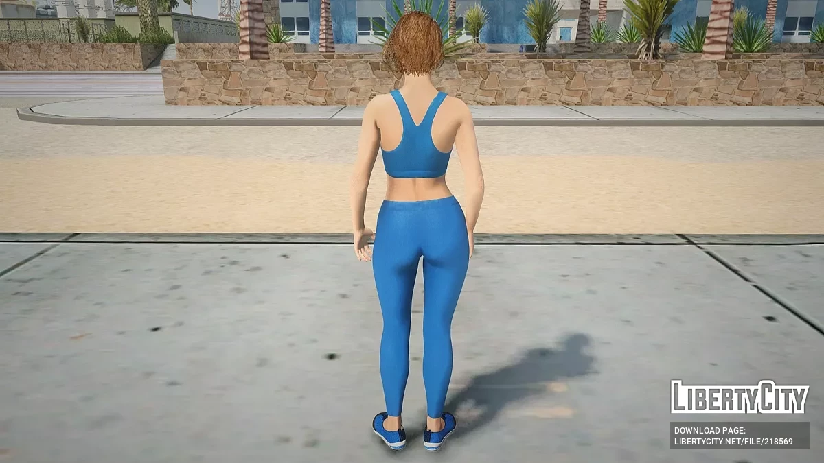 Джилл Валентайн Спорт / GTA San Andreas