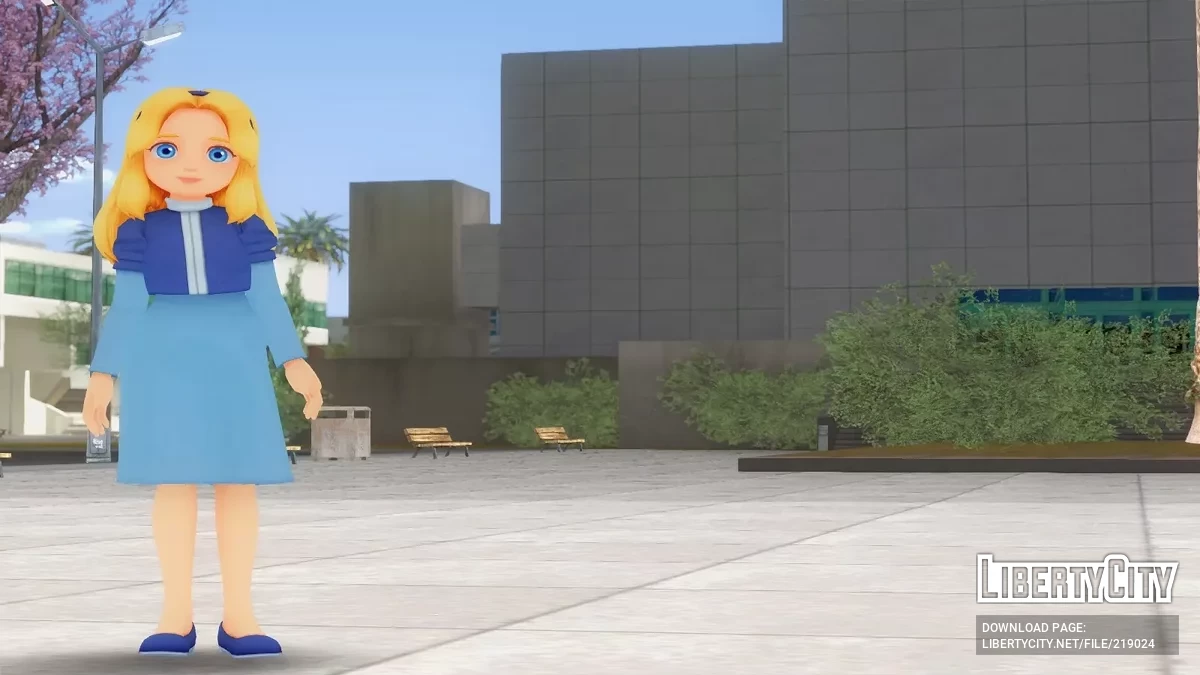Мария Роботник из Sonic x Shadow Generations / GTA San Andreas