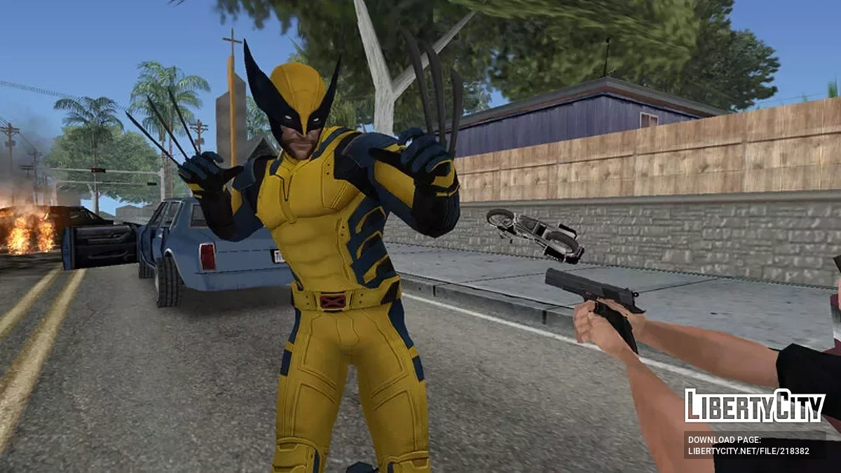 Росомаха из Marvel: Future Fight / GTA San Andreas