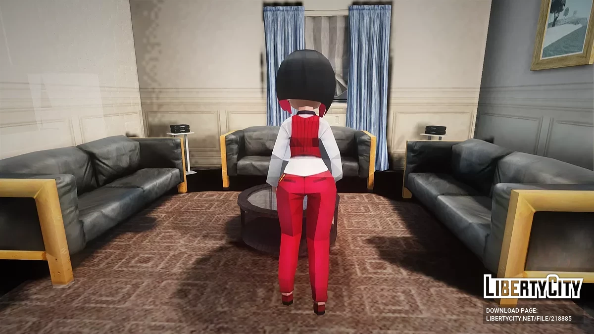 Rouge из Goddess of Victory: Nikke / GTA San Andreas