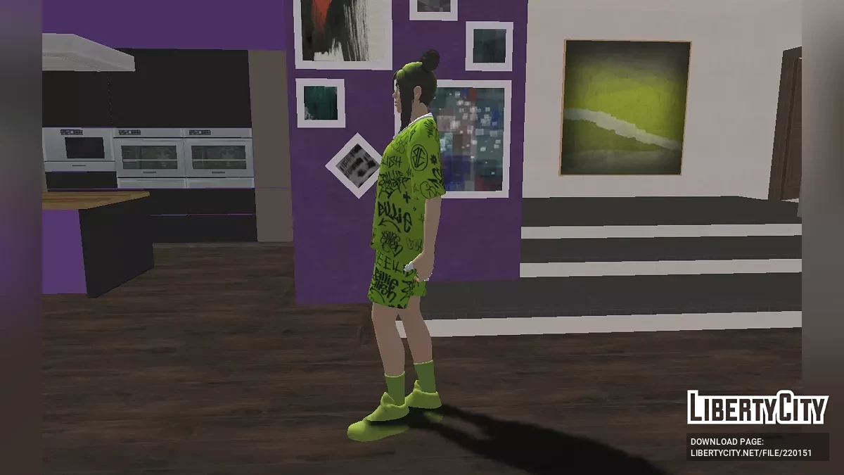Billie Eilish из Fortnite / GTA San Andreas