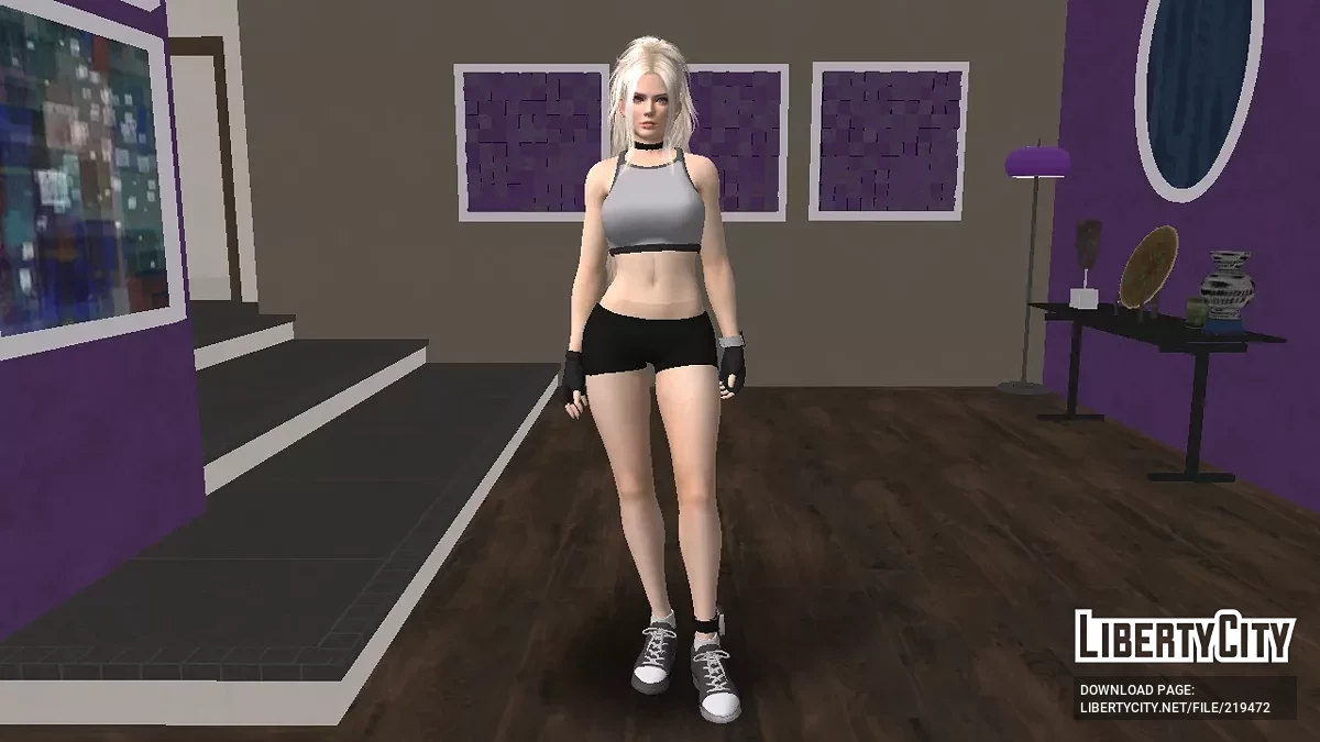 Кристи в тренировочном костюме / GTA San Andreas