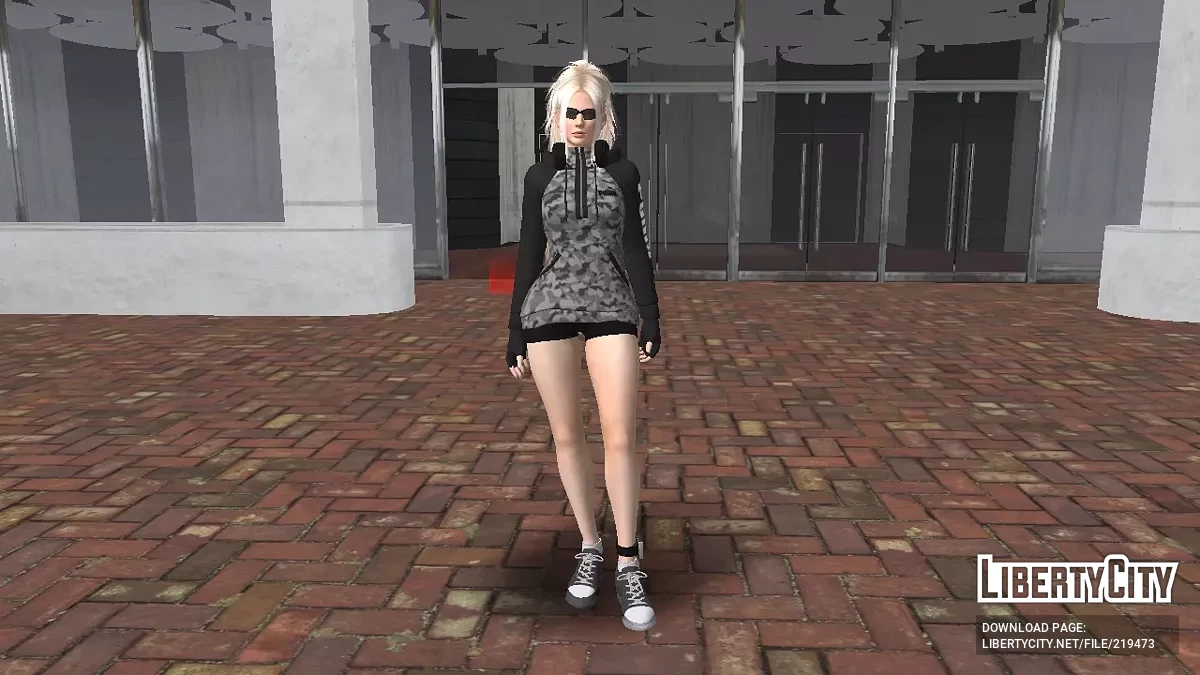 Кристи с одеждой Puma Sports Exercise / GTA San Andreas