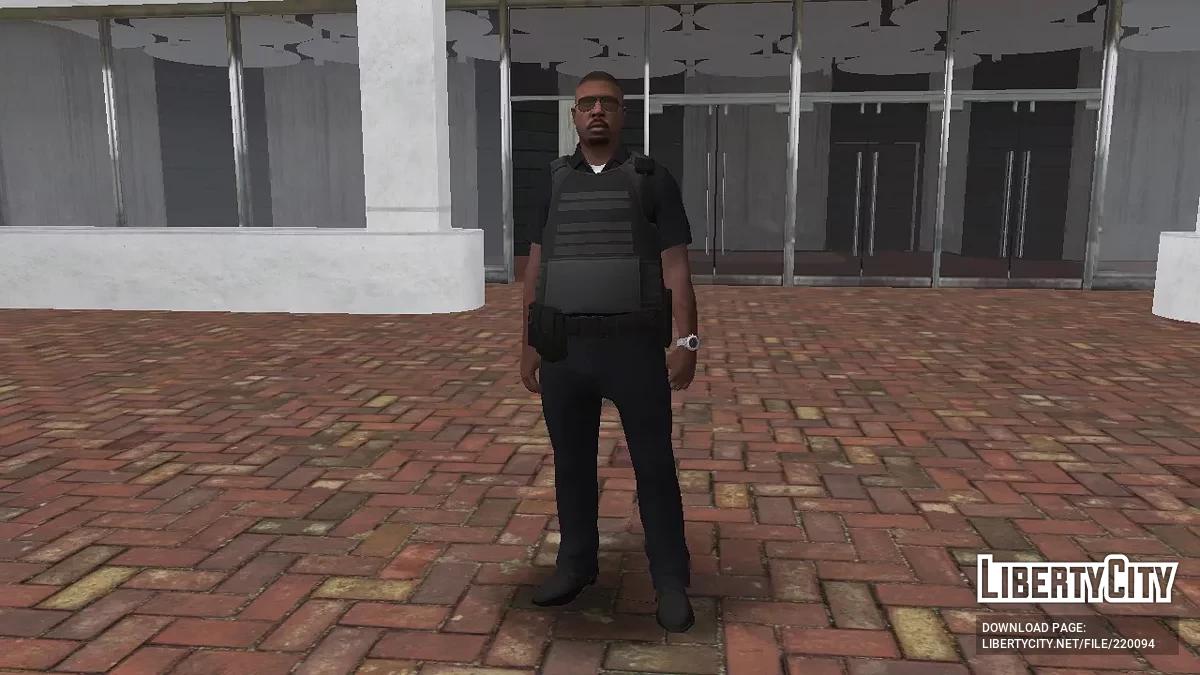 Случайный скин мужского персонажа-полицейского из GTA Online / GTA San Andreas
