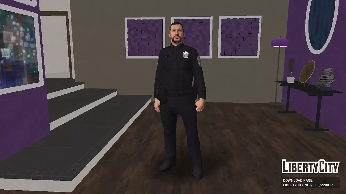 Офицер Полиции из SASP 2 из GTA Online / GTA San Andreas