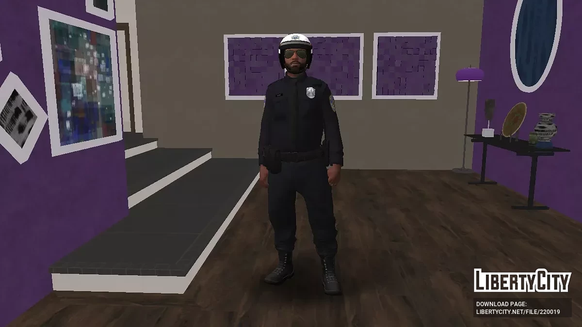 Офицер Полиции из SASP из GTA Online / GTA San Andreas