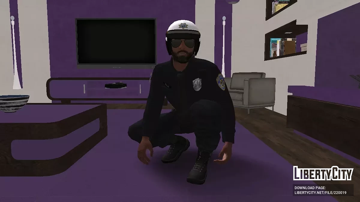 Офицер Полиции из SASP из GTA Online / GTA San Andreas