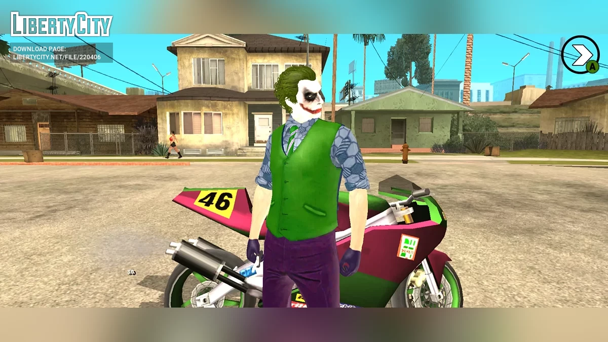 Хит Леджер в роли Джокера / GTA San Andreas