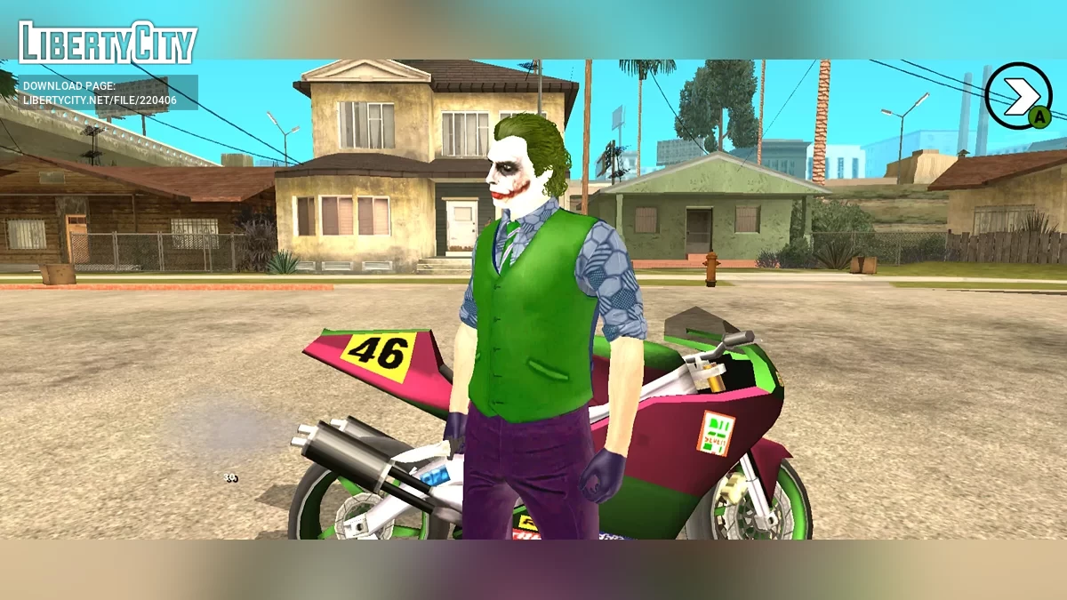 Хит Леджер в роли Джокера / GTA San Andreas